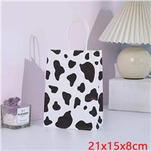 Cow Print Paper Bag Gift Bag Treat Bag Goodie Bag