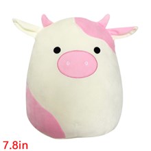 Pink Cow Stuffed Animal Plush Toy Lovely Cartoon Soft Plush Doll