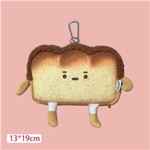 Toast Food Bag Plush Purse