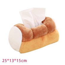 Toast Plush Tissue Holder Napkin Box 