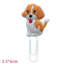 Beagle Dog Soft Touch PVC Bookmark