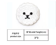 Bichon Frise Embroidered Patch For Clothes DIY Accessories