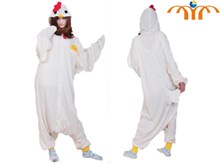 Cartoon Chicken Kigurumi Onesie Cosplay Animal Jumpsuit Costume
