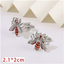 Bee Cufflinks for Men Elegant Mens Cuff Links for Wedding Party Unique Gift