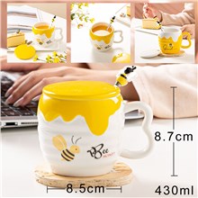 Honeybee Coffee Mug Ceramic Cup 
