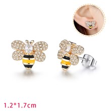 Cute Bee Earrings Honeybee Stud Earrings 