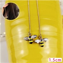 Bumble Bee Dangle Earrings for Women Teen Girls Threader Earrings Chain