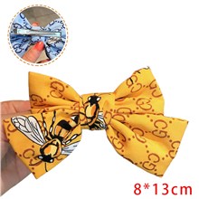 Bee Yellow Bow Hair Clips Women Barrettes