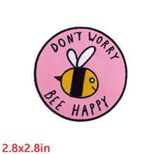 Cute Bee Embroidered Badge Patch