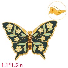 Butterfly Enamel Brooch Pin Funny Badge 