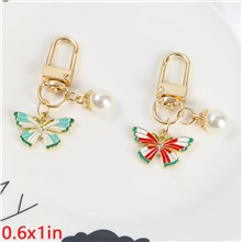 Butterfly Keyring Charm For AirPods Women Keychains Bag Charms Key Holders