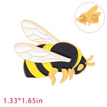 Cute Cartoon Animal Bee Enamel Pin Brooch