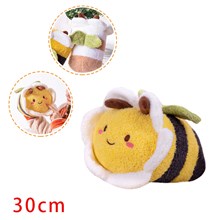 Cute Bee Cartoon Plush Toy Stuffed Animal Pillow Toy Doll