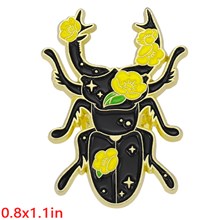 Flowers Insect Enamel Pin Brooch Insect Badge