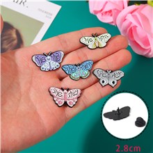Butterfly Cartoon Friendly Enamel Brooch Pin Badge Set