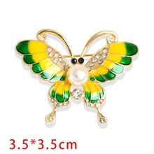 Butterfly Brooch for Women Girls Fashion Alloy Animal Broocheds Pin
