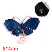 Butterfly Brooch for Women Girls Fashion Alloy Animal Broocheds Pin