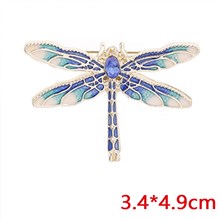 Dragonfly Enamel Colorful Brooch Pin Badge