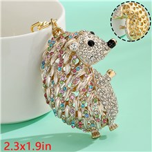 Cute Hedgehog Alloy Keychain Key Ring Jewelry