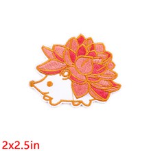 Cute Hedgehog Embroidered Badge Patch