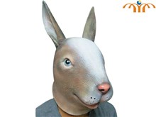 Anime Latex Mask Copslay Rabbit 