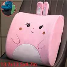 Cute Rabbit Plush Back Cushion Cartoon Waist Pillow