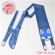 Wolf 3D Cute Animal Handbag Handle Wrap Skinny Scarf for Women
