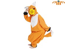 Cartoon Fox Kigurumi Onesie Cosplay Animal Jumpsuit Costume