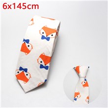 Funny Fashion Cute Fox Necktie Animals Tie 