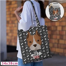 American Pit Bull Terrier Canvas Shoulder Bag Shopping Bag