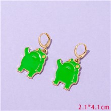 Cute Frog Alloy Earrings