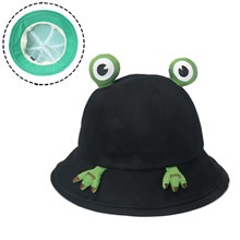 Frog Bucket Hat Beach Fisherman Hats Travel Fisherman Cap