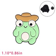 Cute Cartoon Animal Frog Enamel Pin Brooch