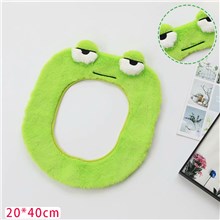 Frog Cute Fluffy Toilet Seat Cover