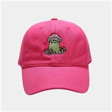 Cute Frog Mushroom Embroidered Baseball Cap Baseball Hat
