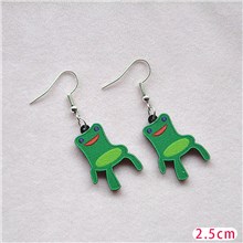 Funny Frog Acrylic Earrings