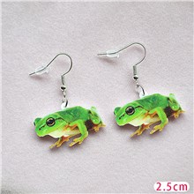 Funny Frog Acrylic Earrings