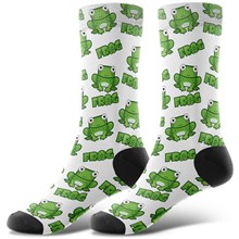 Novelty Green Frog Socks Funny Animals Socks