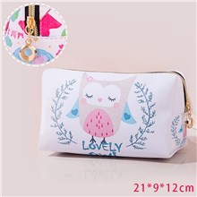 Owl PU Makeup Bag Pencil Bag