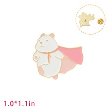 Hamster Brooch Pin for Jackets Backpacks Cloths Funny Animals Badge Pin for Women/Men