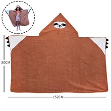 Sloth Wearable Hooded Blanket Soft Warm Comfortable Blanket 