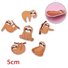 Sloth Cartoon Embroidered Patch For Clothes DIY Accessories