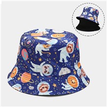 Sloth Print Bucket Hat Beach Fisherman Hat