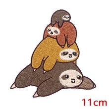 Sloth Cute Cartoon  Patch Animals Embroidery Patches Sew On or Iron On Patcheshes