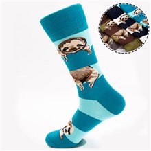 Sloth Funny Cute Crew Socks