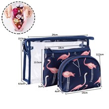 Flamingo Makeup Bag Set