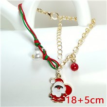 Santa Claus Christmas Theme Holiday Bracelet