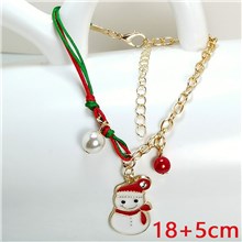 Christmas Snowman Theme Holiday Bracelet
