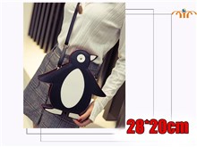 Individuality Penguin PU Leather Shoulder Bag