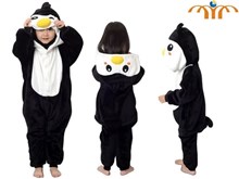 Cartoon Penguin Children Kigurumi Onesie Cosplay Animal Jumpsuit Costume